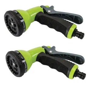 Garden Watering Spray Nozzle Gun - 8 Pattern - Premium Multi Voche - 2pck