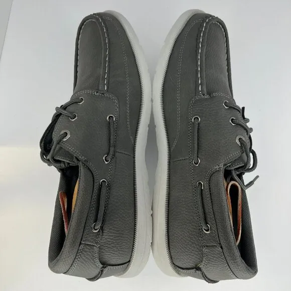 G.H. Bass &amp; Co. Mens 71355310G1 Gray Inshore Synthetic Size 10.5 Boat Shoes