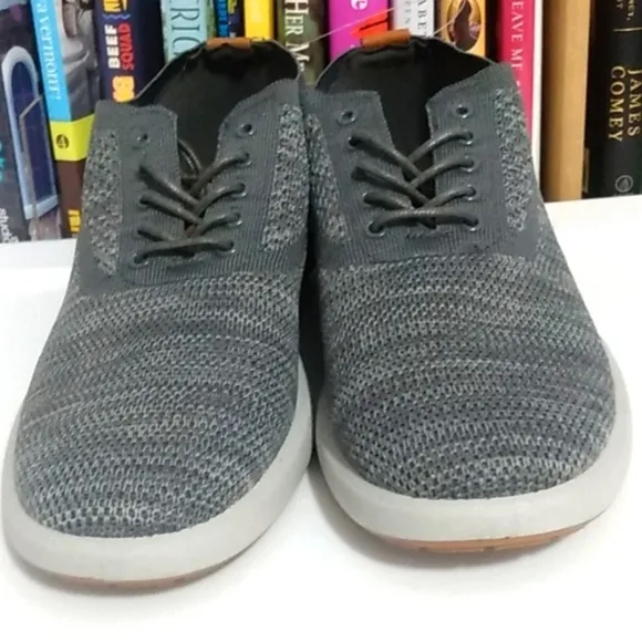 G.H. BASS CONNER KT GRAY COMFORT STRETCH OXFORD SHOES SIZE 8 NWT