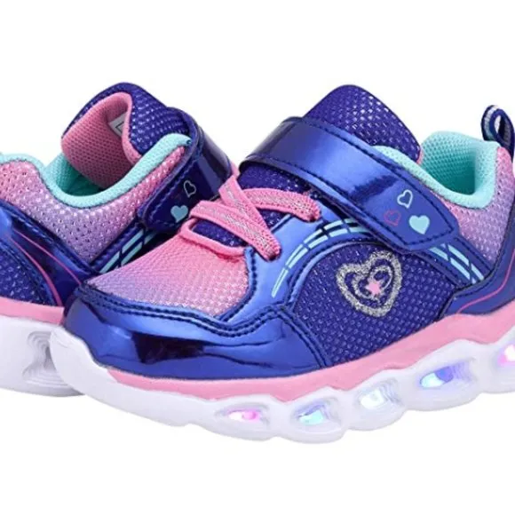 Girls' fashion sneakers flash shoes