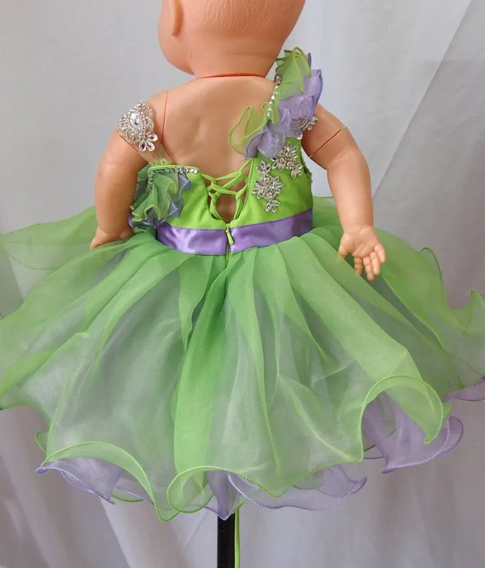 Glitz Infant/toddler/baby/children/kids Girl's Baby Doll Pageant Dress 1~4T G179-3