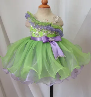 Glitz Infant/toddler/baby/children/kids Girl's Baby Doll Pageant Dress 1~4T G179-3