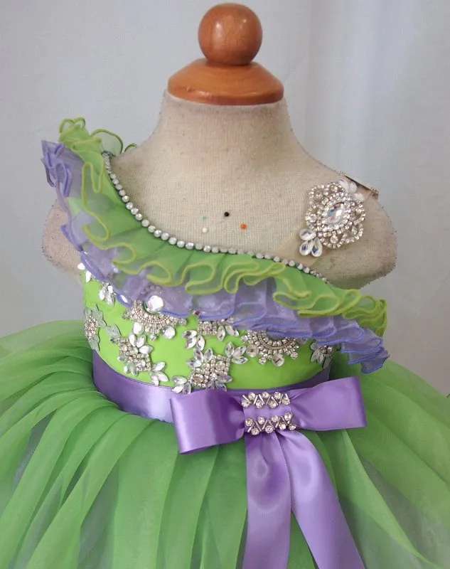 Glitz Infant/toddler/baby/children/kids Girl's Baby Doll Pageant Dress 1~4T G179-3