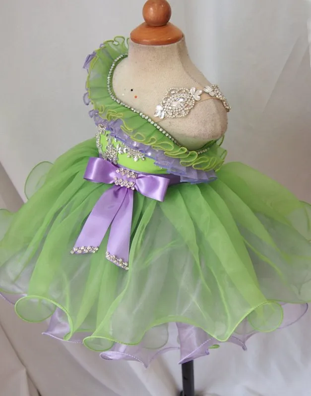 Glitz Infant/toddler/baby/children/kids Girl's Baby Doll Pageant Dress 1~4T G179-3