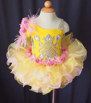 Glitz Little Girl/Toddler/Infant/Newborn Cupcake Pageant Dress