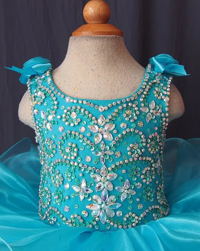 Glitz Vogue Infant/toddler/baby/children/kids Girl's Pageant Dress 1~4T G110