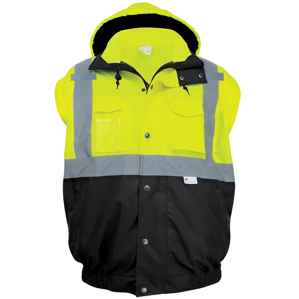 Global Glove & Safety GLO-B2 Eight in One, Bomber Jacket, Class 3