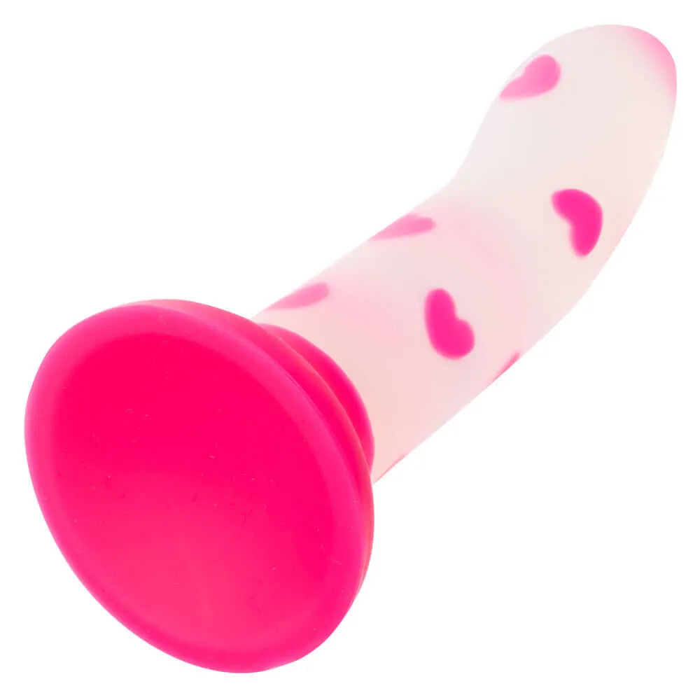 Glow Stick Heart Dildo - Pink