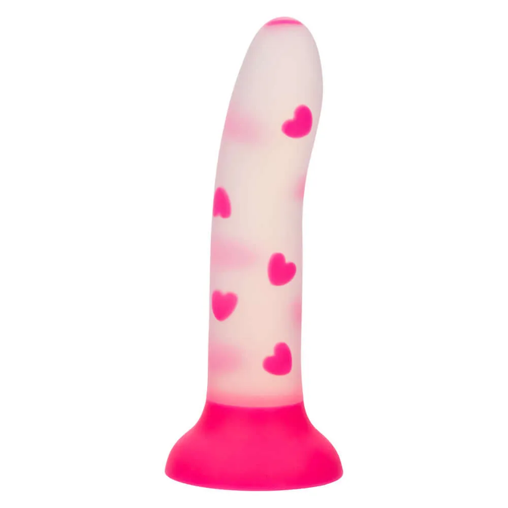 Glow Stick Heart Dildo - Pink
