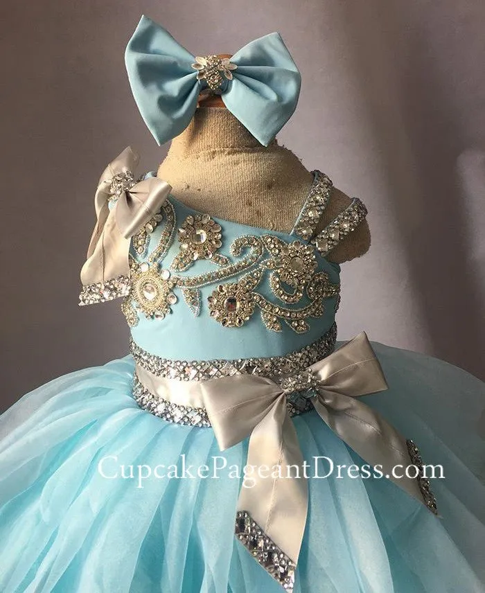 Gorgeous Little Girls/Baby/Infant/Child Glitz Baby Doll Pageant Dress