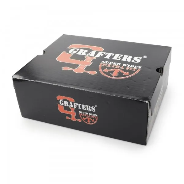 Grafters M9508B Herren 4E Sicherheitsstiefel Dunkelbraun