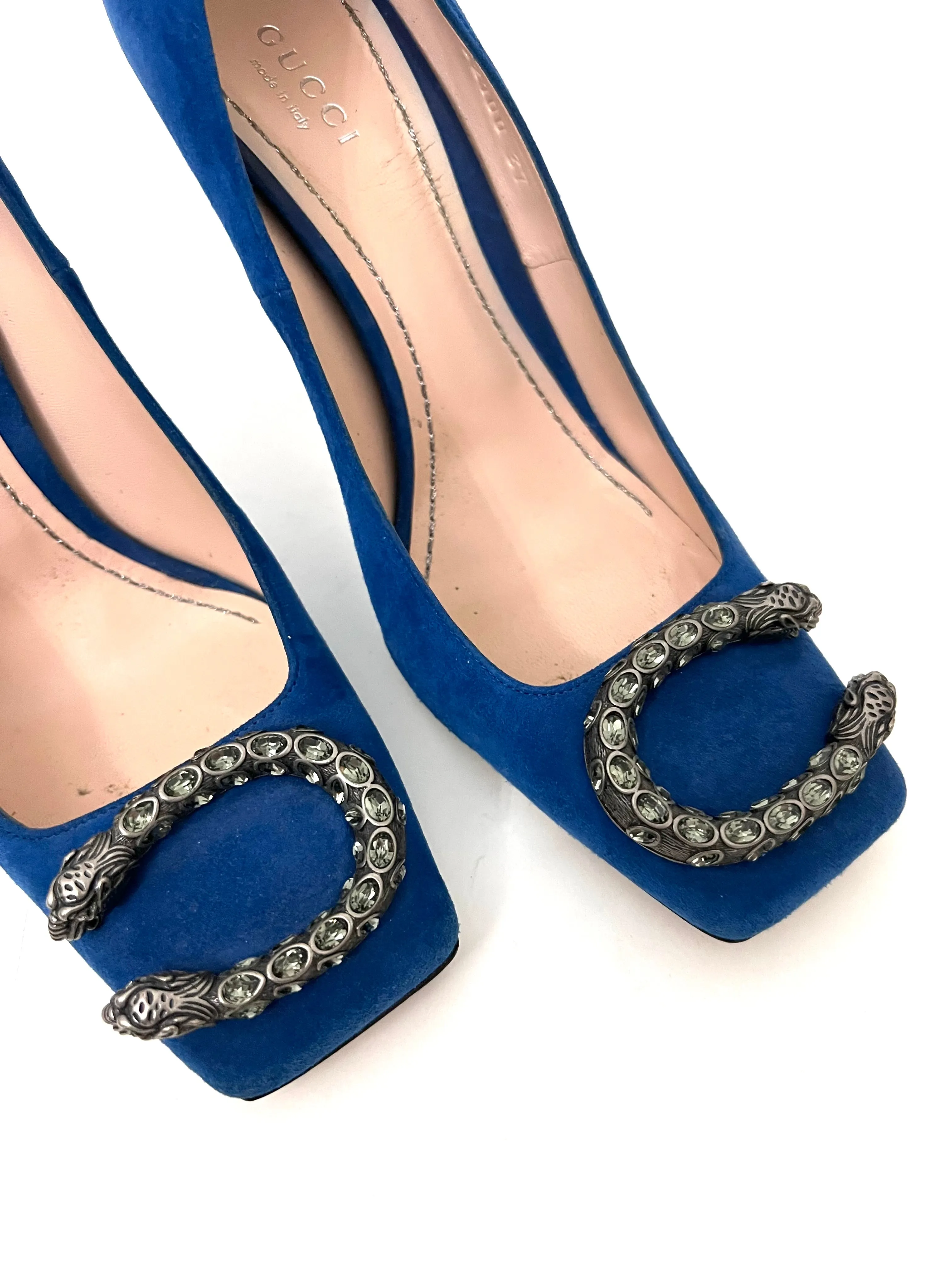 Gucci Dionysus Suede Pump
