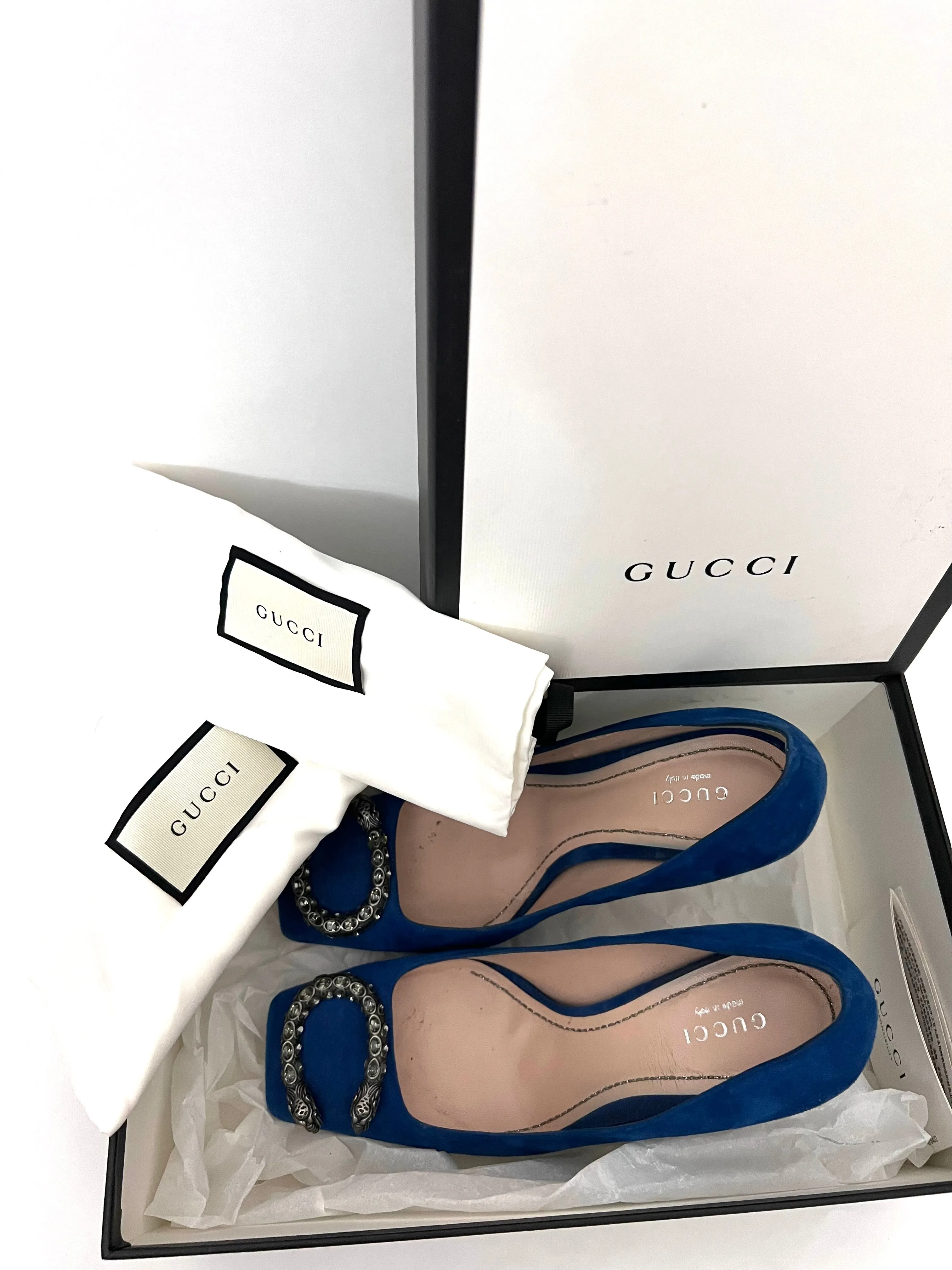 Gucci Dionysus Suede Pump