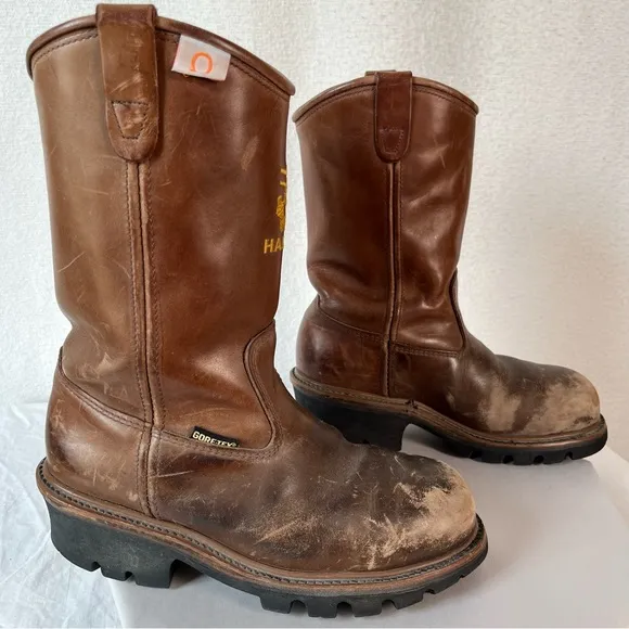 Halls 12” Pull On Waterproof Composite Toe Wellington Boot 620W men’s size 8EE