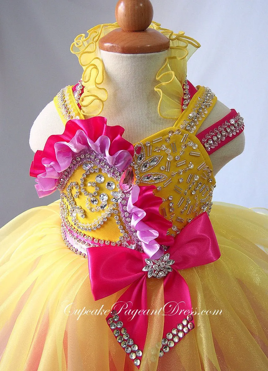 Halter Infant Infant/toddler/baby/children/kids Girl's glitz Pageant Dress