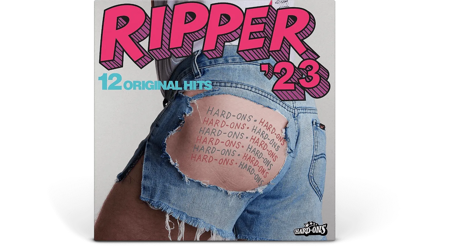 Hard-Ons : Ripper '23 (Pink w Blue Splatter Vinyl)