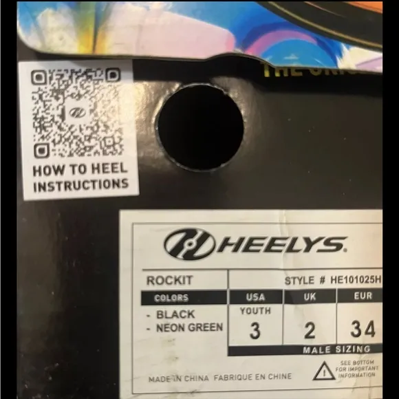 HEELYS Sneaker Rocket (Little Kid/Big Kid/Adult)  Sz3 Big Kids Unisex 4.5 (Girl)