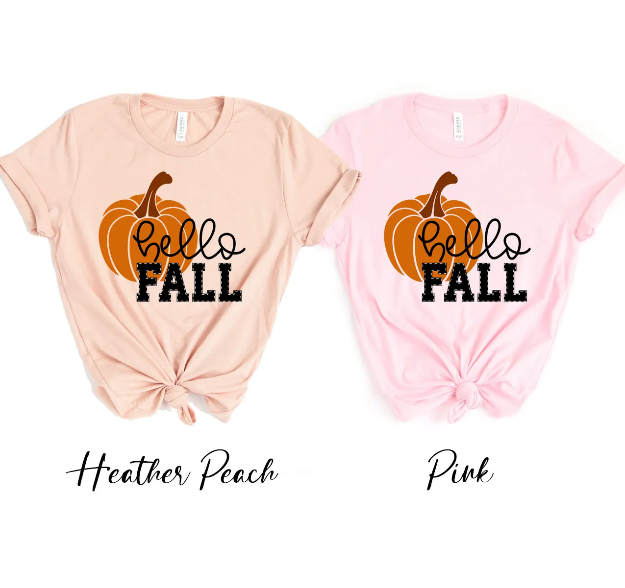 Hello Fall Pumpkin T-shirt
