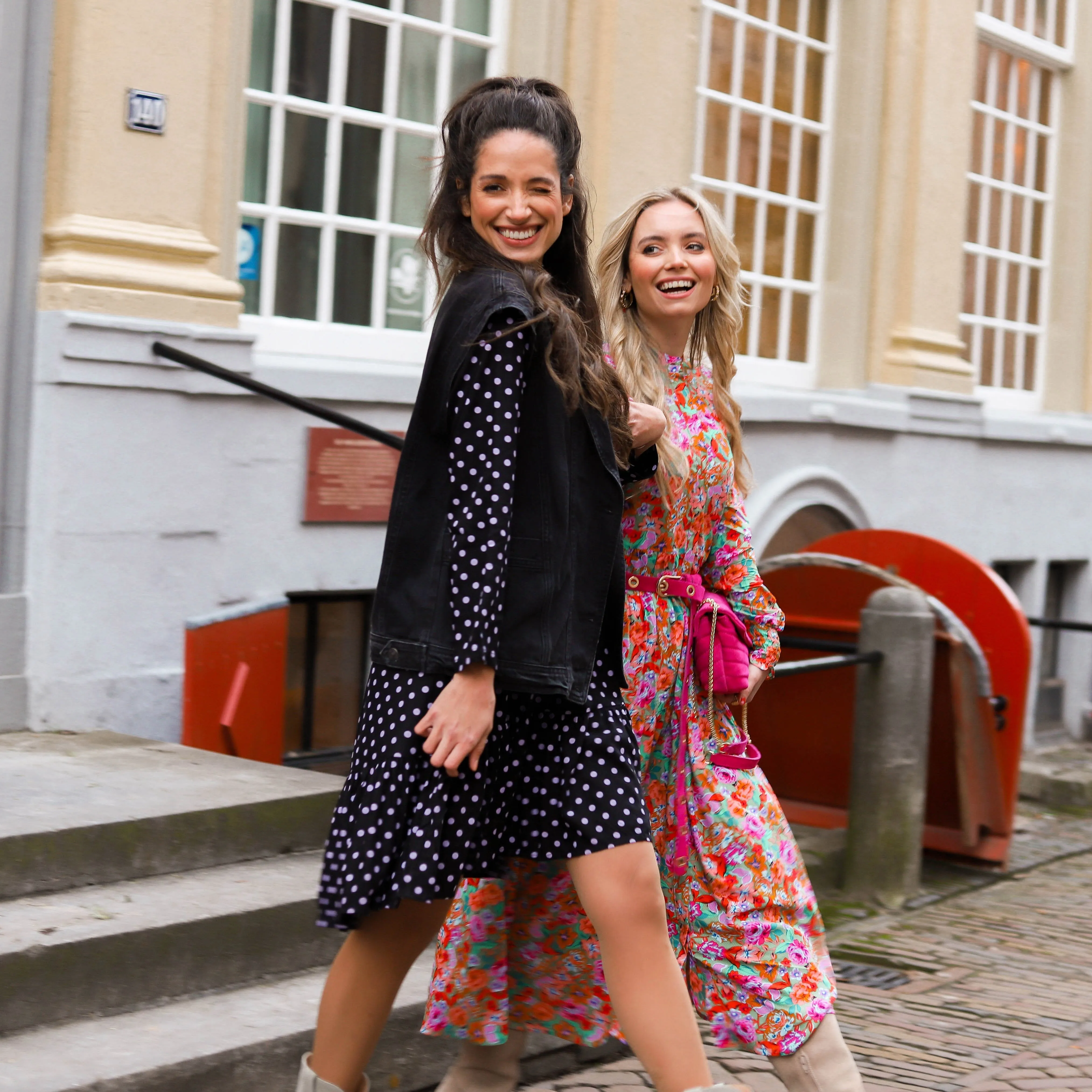 Henrietta jurk stippen