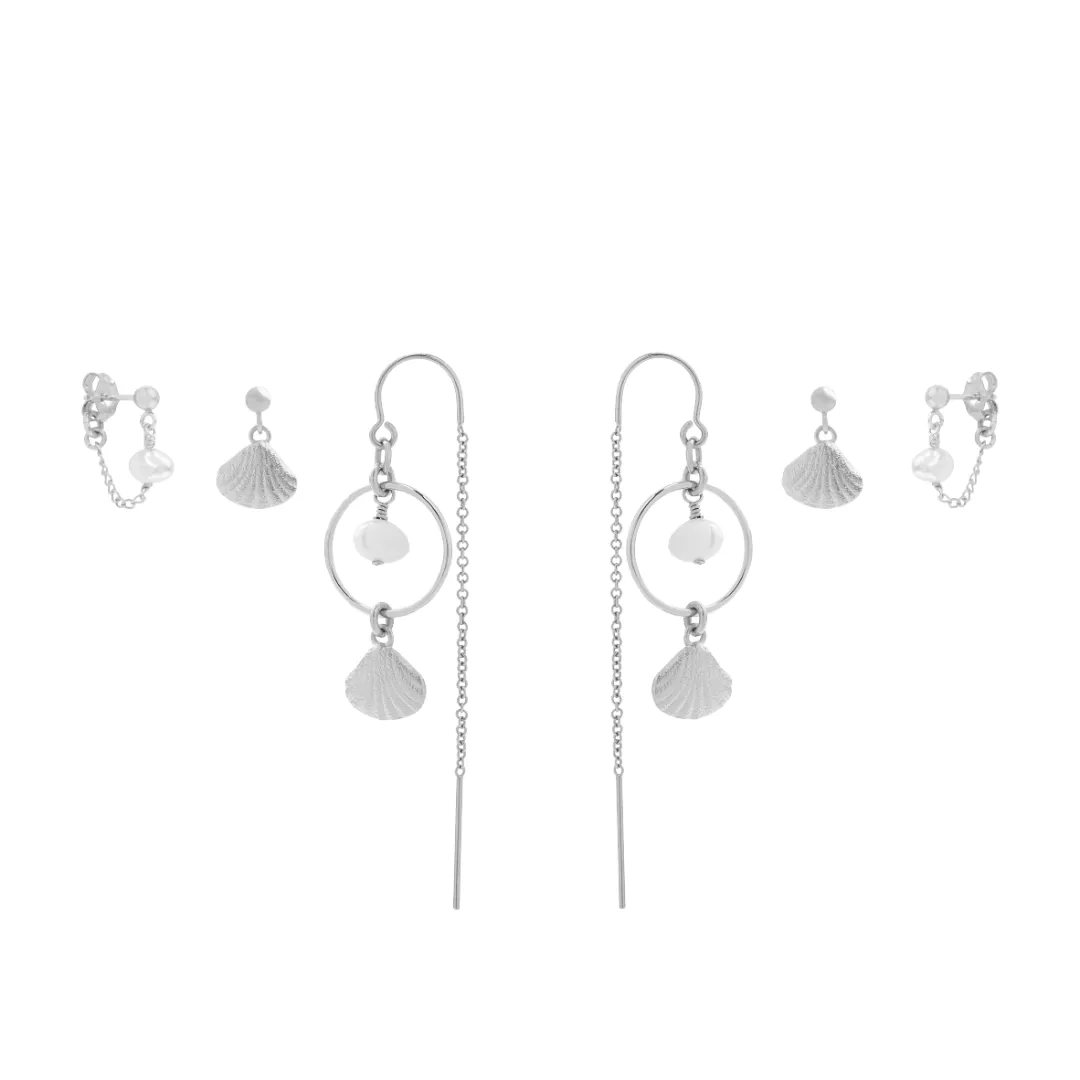 Hestia Earring Bundle  - Silver