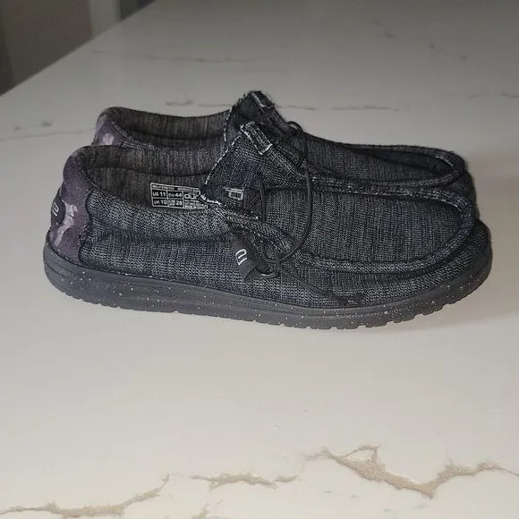 Hey Dude Wally Stretch Midnight Bunker Loafer Shoes Size Men's 11