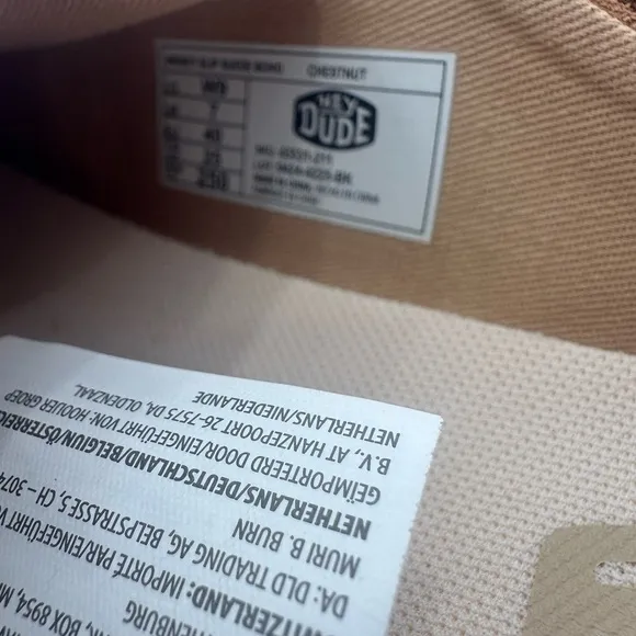 Hey Dude Wendy Slip Suede Size w9. Brown Casual Shoes Brand new with box