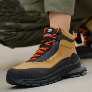 High-top Safety Boots Smash And Pierce Resistant Steel Tips