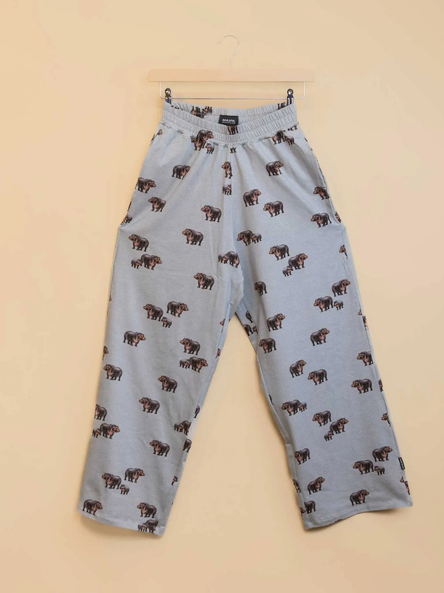 Hippos Cropped T-shirt en Wijde broek set Dames