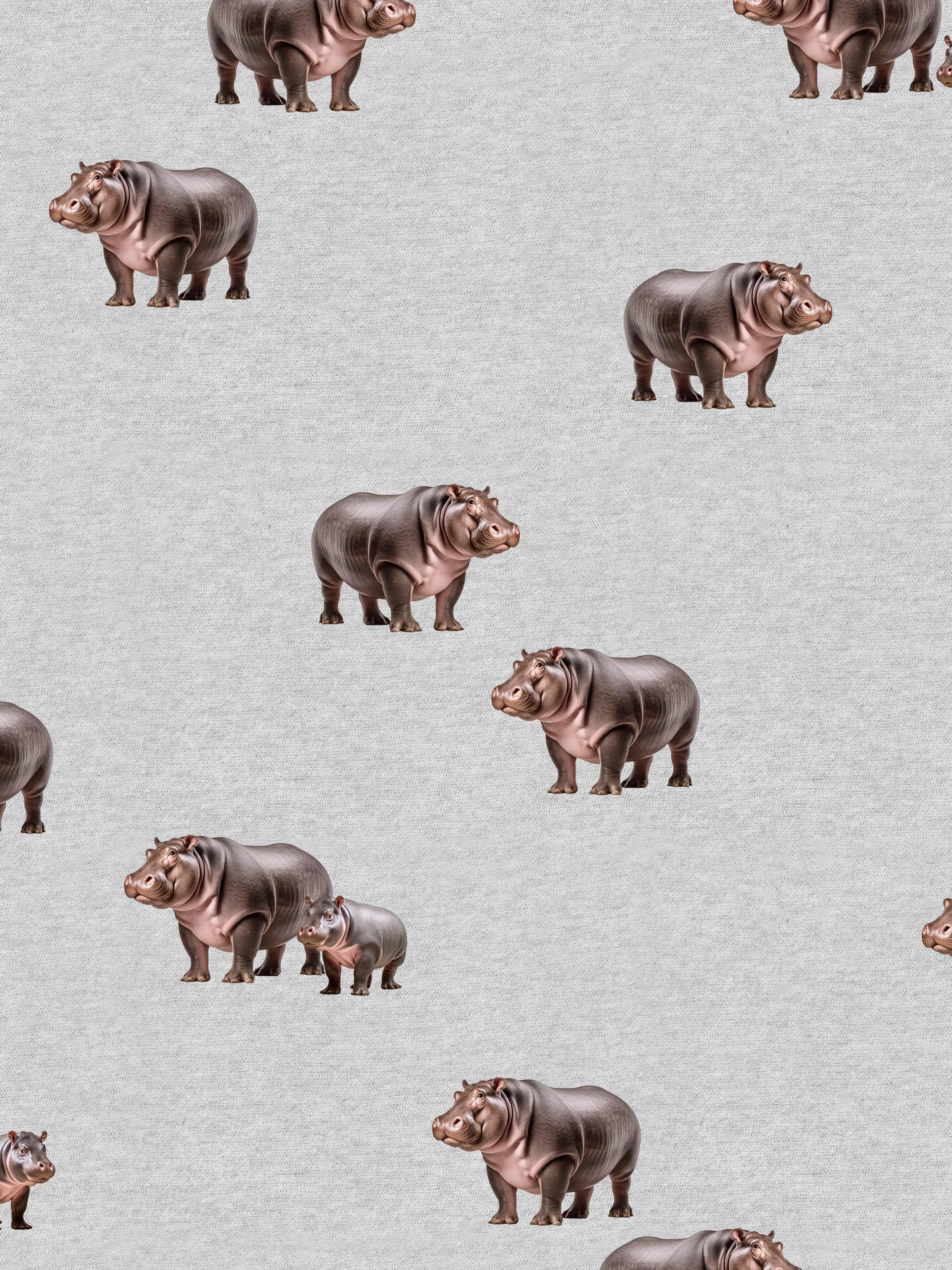 Hippos T-shirt en Shorts set Dames