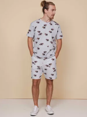 Hippos T-shirt en Shorts set Heren