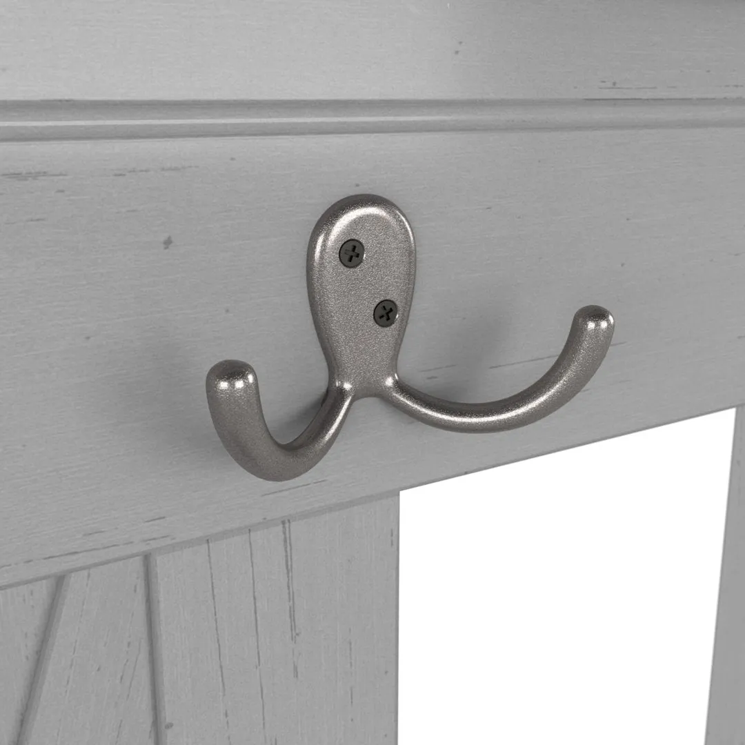 Huckins Hall Tree 32'' Wide with Bench and Shoe Storage Laurel Foundry Modern Farmhouse® Color: Cape Cod Gray
