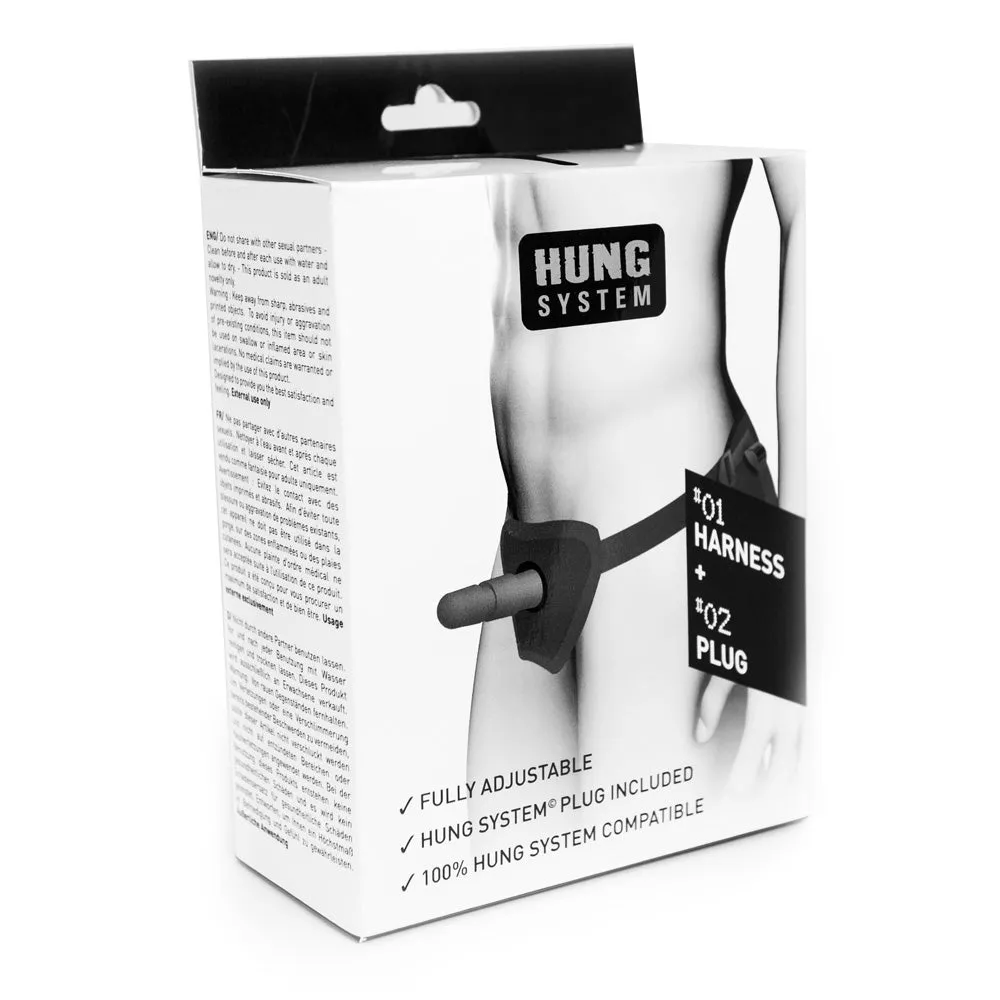 HUNG System - Voorbind Harnas - Zwart