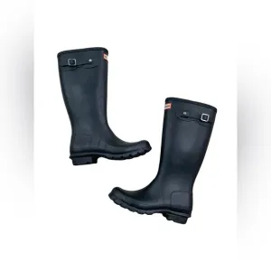 Hunter Big Kid B4 / G5 Black Original Kids Wellington Rain Boots