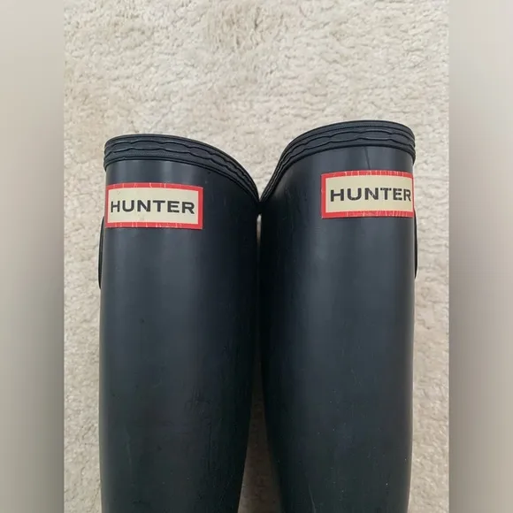 Hunter Big Kid B4 / G5 Black Original Kids Wellington Rain Boots