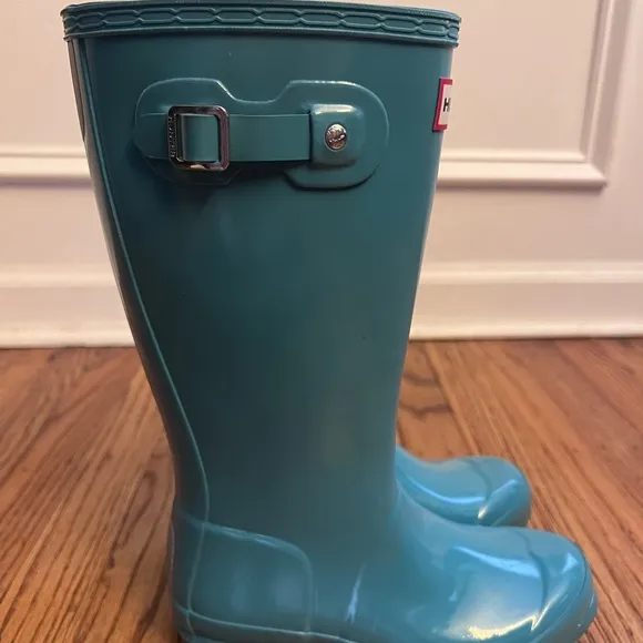 Hunter Big Kids Original Gloss Rain Boots, Size 2