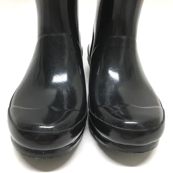 Hunter Original Kids Gloss Rain Boots Black Size 1