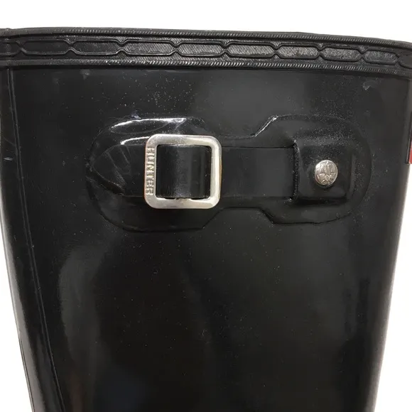 Hunter Original Kids Gloss Rain Boots Black Size 1