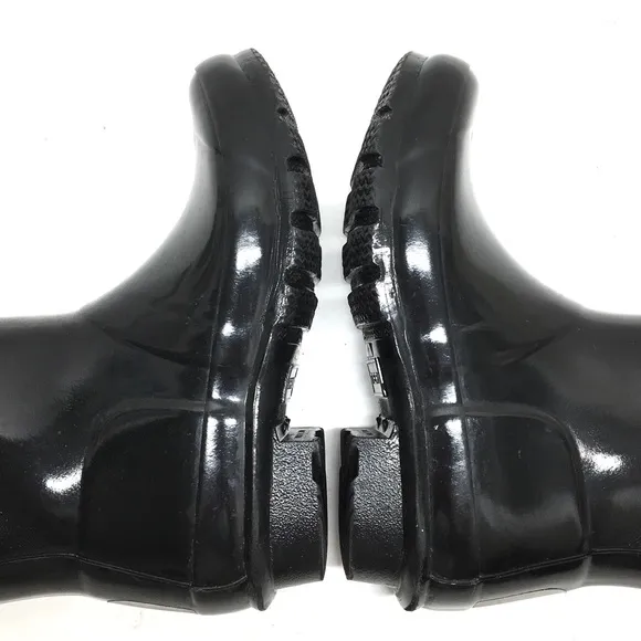 Hunter Original Kids Gloss Rain Boots Black Size 1