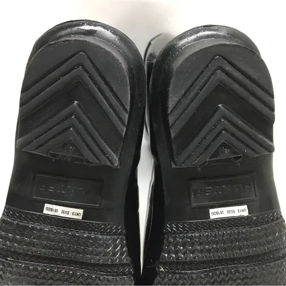 Hunter Original Kids Gloss Rain Boots Black Size 1