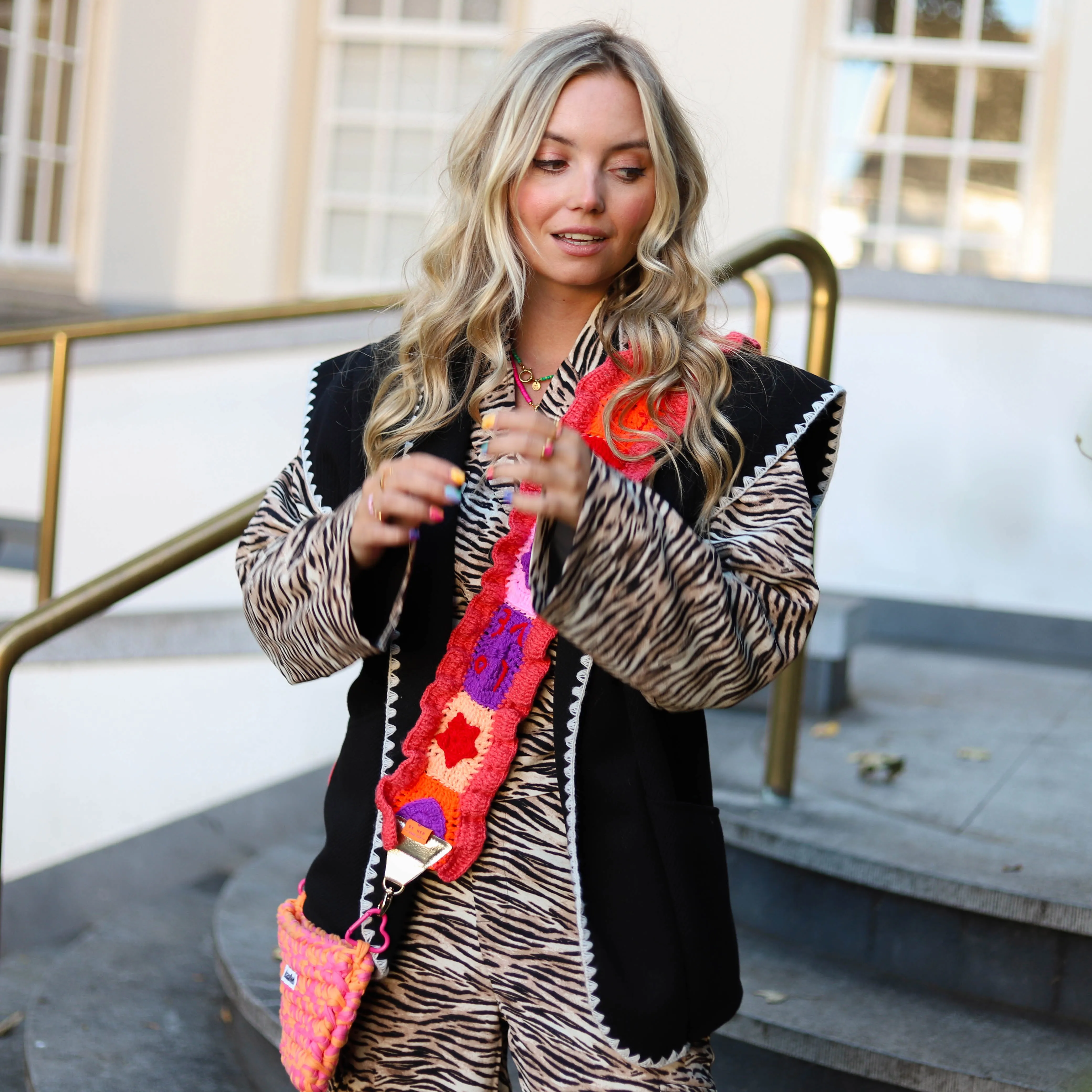 Hvdh bag strap crochet love