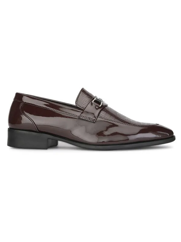 Hydes N Hues Brown Formal Slip-Ons For Men