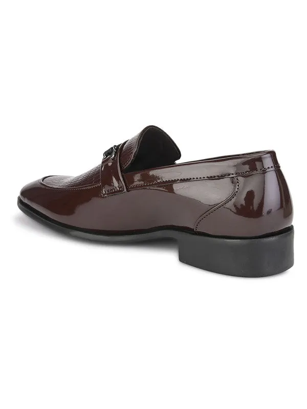 Hydes N Hues Brown Formal Slip-Ons For Men