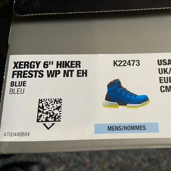 **Hytest** Shop Hytest Men's 2.0 Xergy WP Safety Boots - Blue 8.5