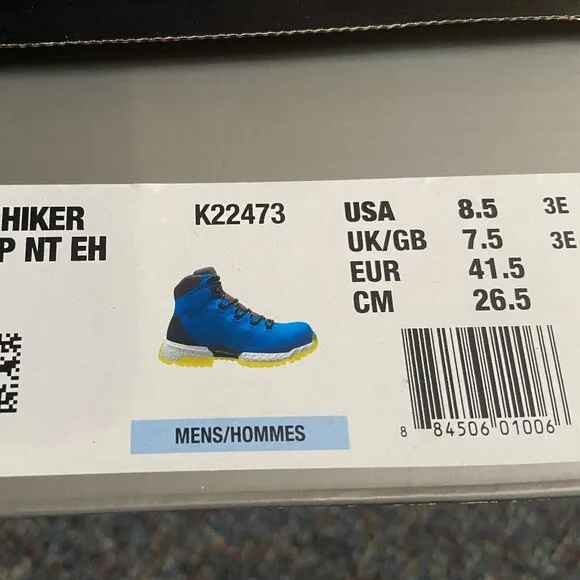 **Hytest** Shop Hytest Men's 2.0 Xergy WP Safety Boots - Blue 8.5