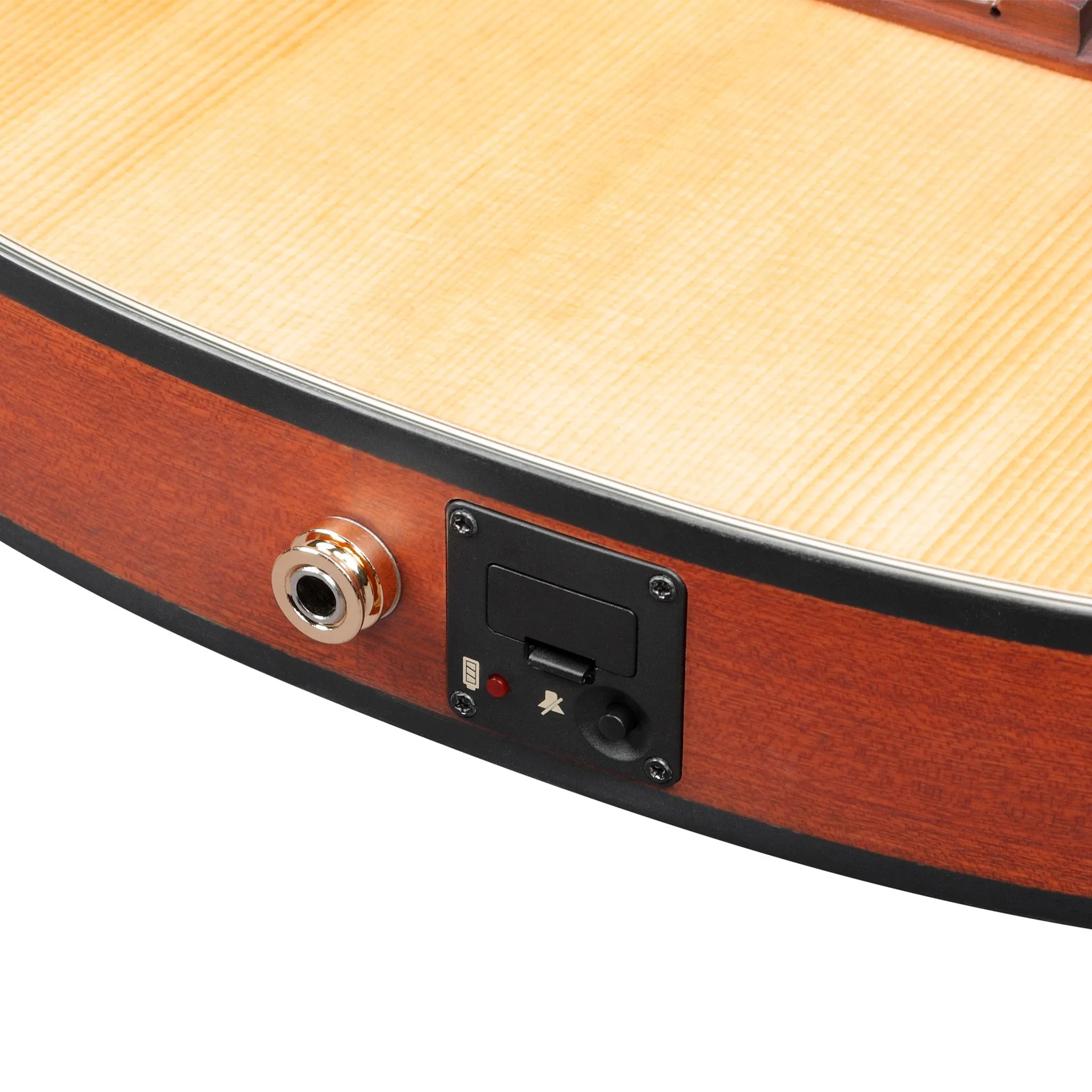 Ibanez FRH10N-NTF Acoustic-Electric Guitar, Natural Flat