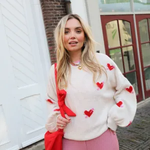 In love knit ecru