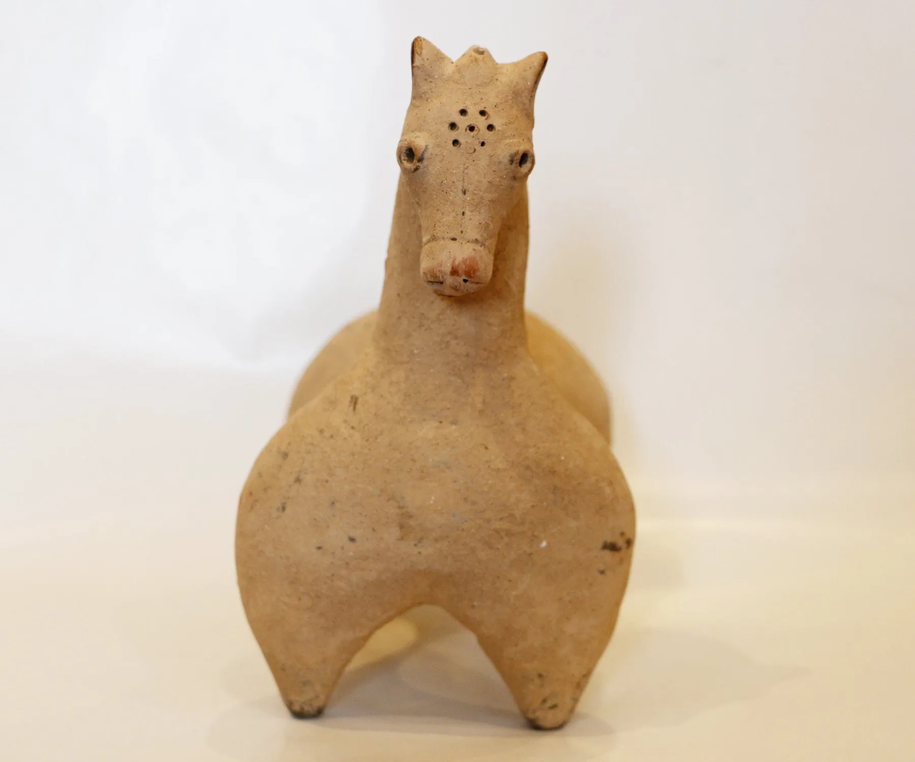 INDUS VALLEY SLIP PAINTED TERRACOTTA SCULPTURE