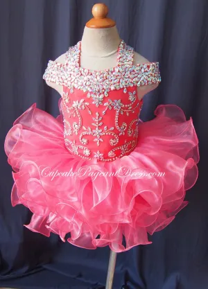 Infant/toddler/baby/children/kids Girl's Glitz Pageant Dress