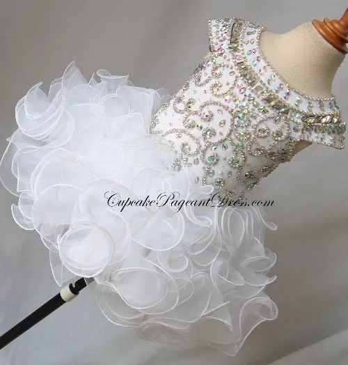 Infant/toddler/baby/children/kids Girl's glitz Pageant evening/prom Dress/clothing 1~6T