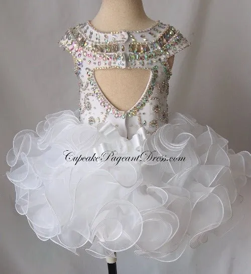 Infant/toddler/baby/children/kids Girl's glitz Pageant evening/prom Dress/clothing 1~6T